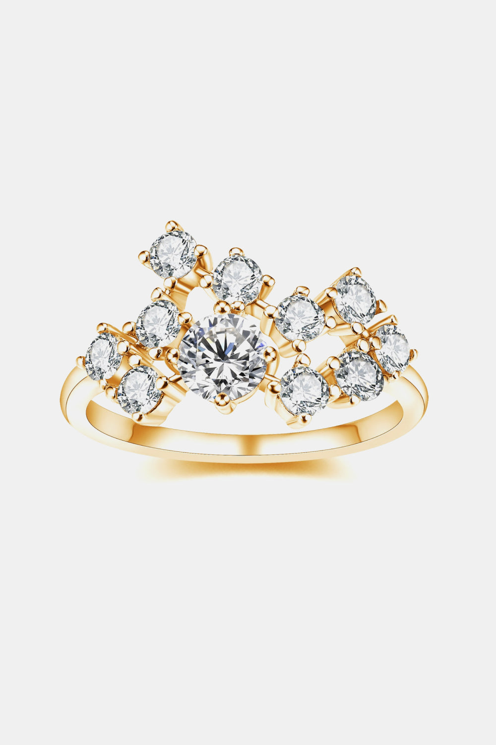1.2 Carat Moissanite 925 Sterling Silver Ring - Beautifeye Boutique