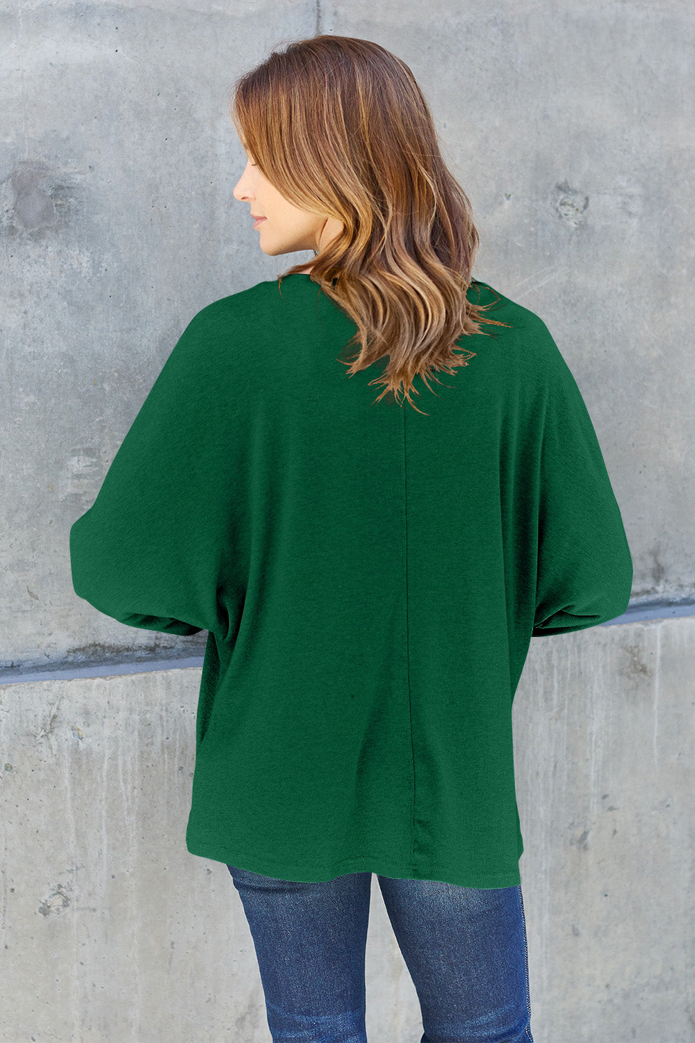 Double Take Full Size Round Neck Long Sleeve T-Shirt - Beautifeye Boutique