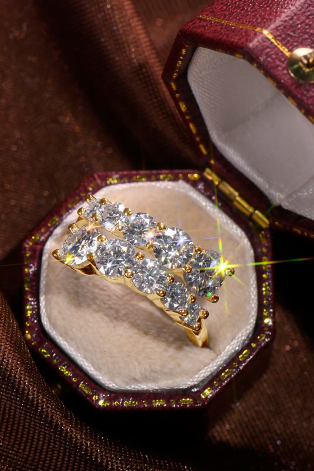 Adored Moissanite .925 Sterling Silver Ring - Beautifeye Boutique