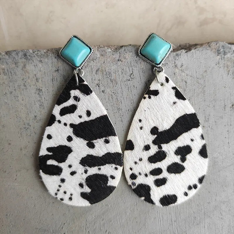 Turquoise Teardrop Earrings - Beautifeye Boutique