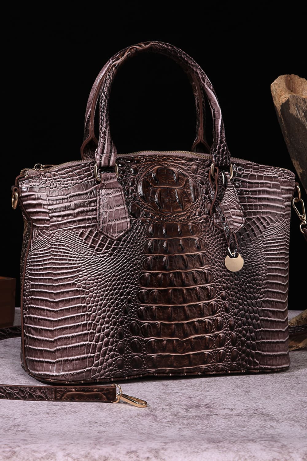 Gradient PU Leather Handbag - Beautifeye Boutique