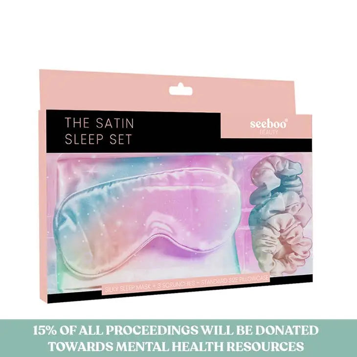 De-Stressing Satin Sleep Set - Beautifeye Boutique