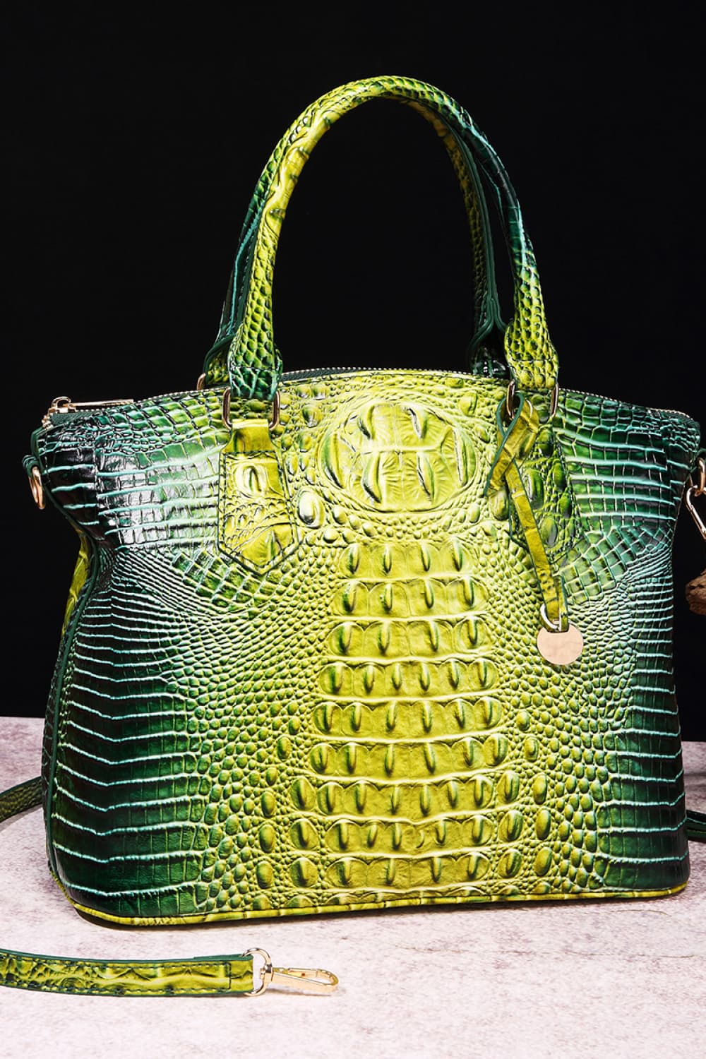 Gradient PU Leather Handbag - Beautifeye Boutique