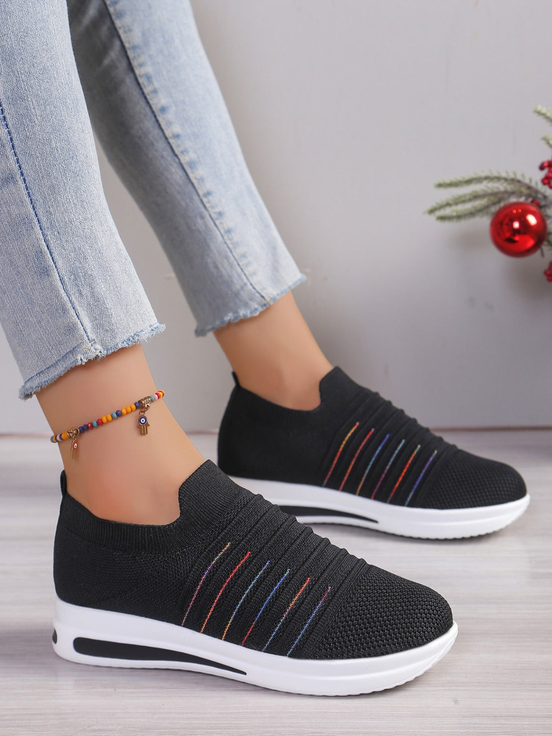 Breathable Mesh Wedge Sneakers - Beautifeye Boutique