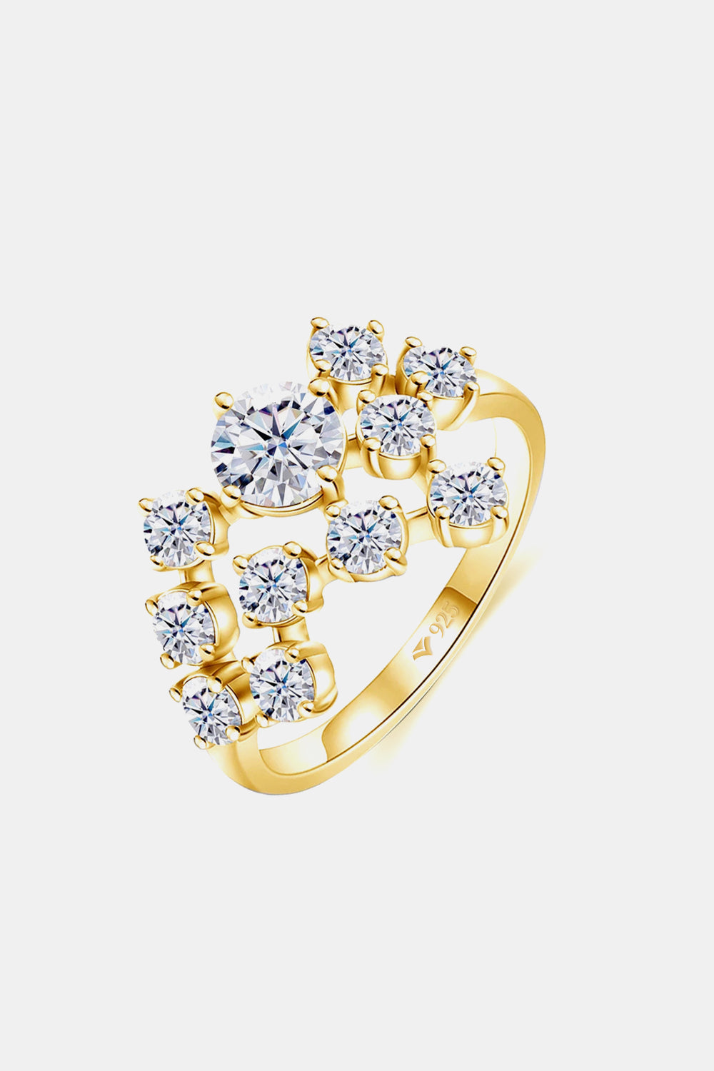 1.2 Carat Moissanite 925 Sterling Silver Ring - Beautifeye Boutique