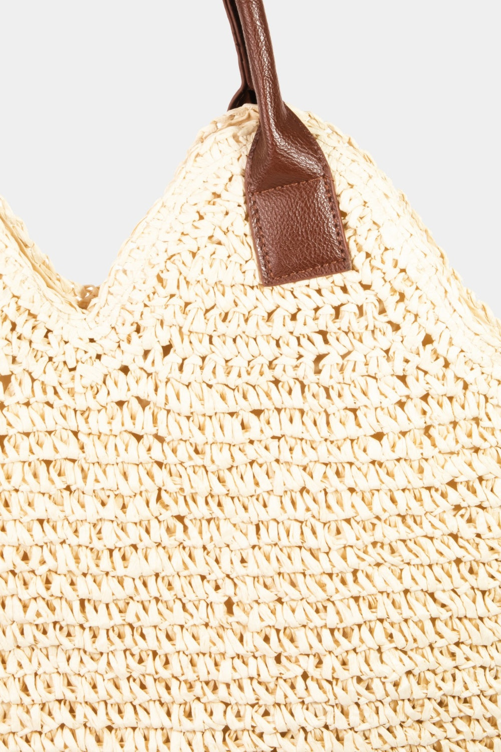 Fame Straw Braided Faux Leather Strap Shoulder Bag - Beautifeye Boutique