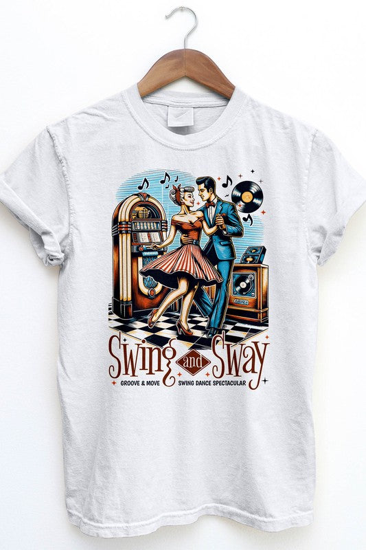Swing and Sway, Retro Vintage Garment Dye Tee - Beautifeye Boutique