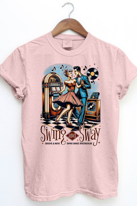 Swing and Sway, Retro Vintage Garment Dye Tee - Beautifeye Boutique