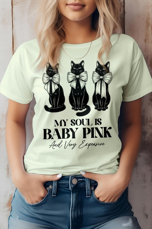 Vintage Coquette Cat Graphic Tee - Beautifeye Boutique