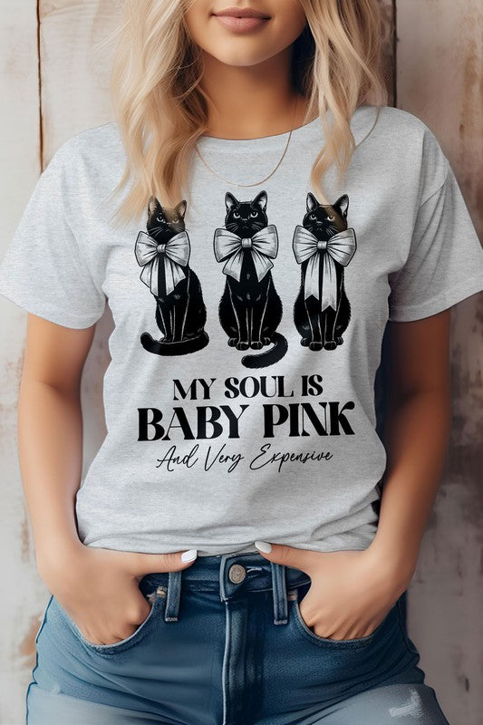 Vintage Coquette Cat Graphic Tee - Beautifeye Boutique