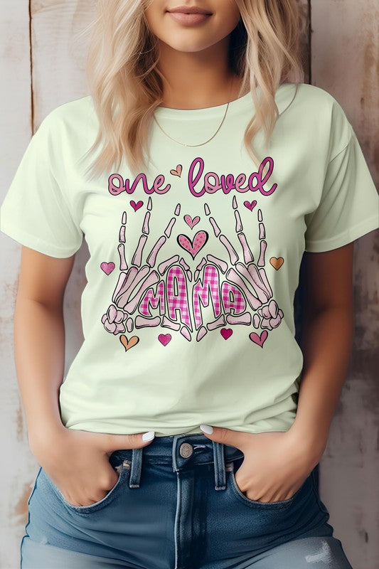 One Loved Mama Mother's Day Graphic Tee - Beautifeye Boutique