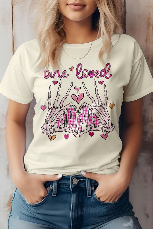 One Loved Mama Mother's Day Graphic Tee - Beautifeye Boutique