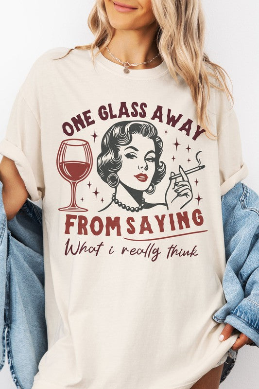 Trend Retro Housewife Humor Garment Dye Tee - Beautifeye Boutique