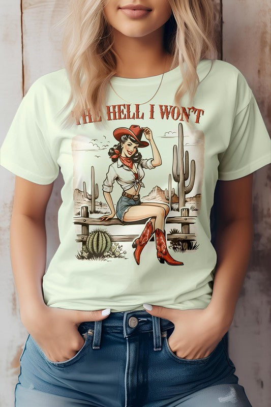 Western Cowgirl Graphic Tee - Beautifeye Boutique