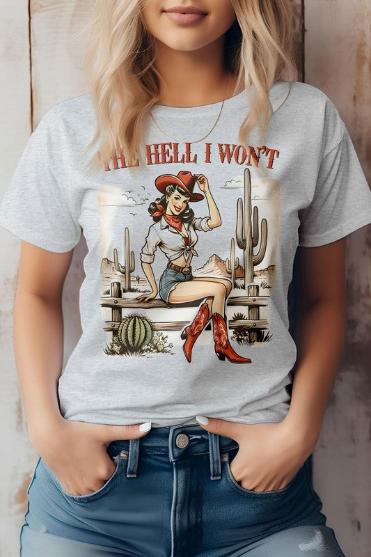 Western Cowgirl Graphic Tee - Beautifeye Boutique