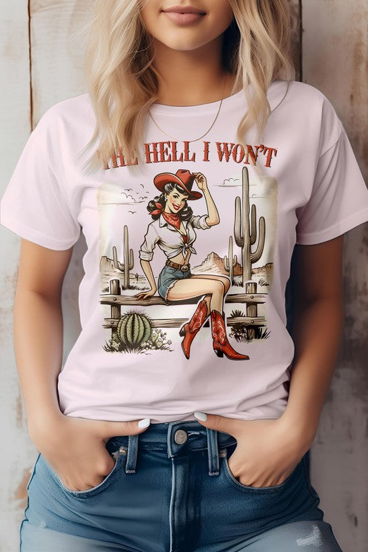 Western Cowgirl Graphic Tee - Beautifeye Boutique