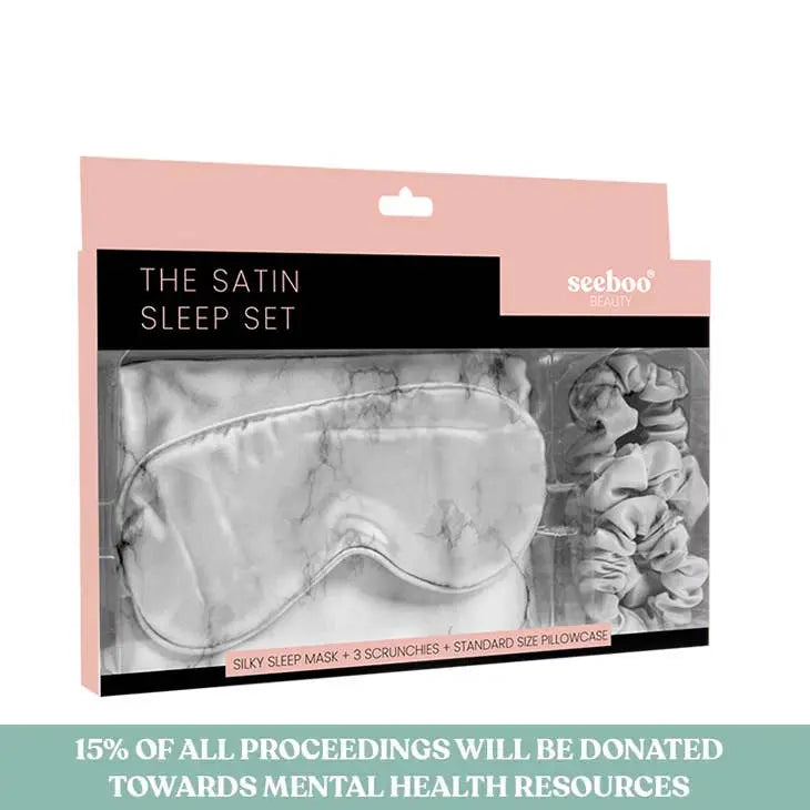 De-Stressing Satin Sleep Set - Beautifeye Boutique