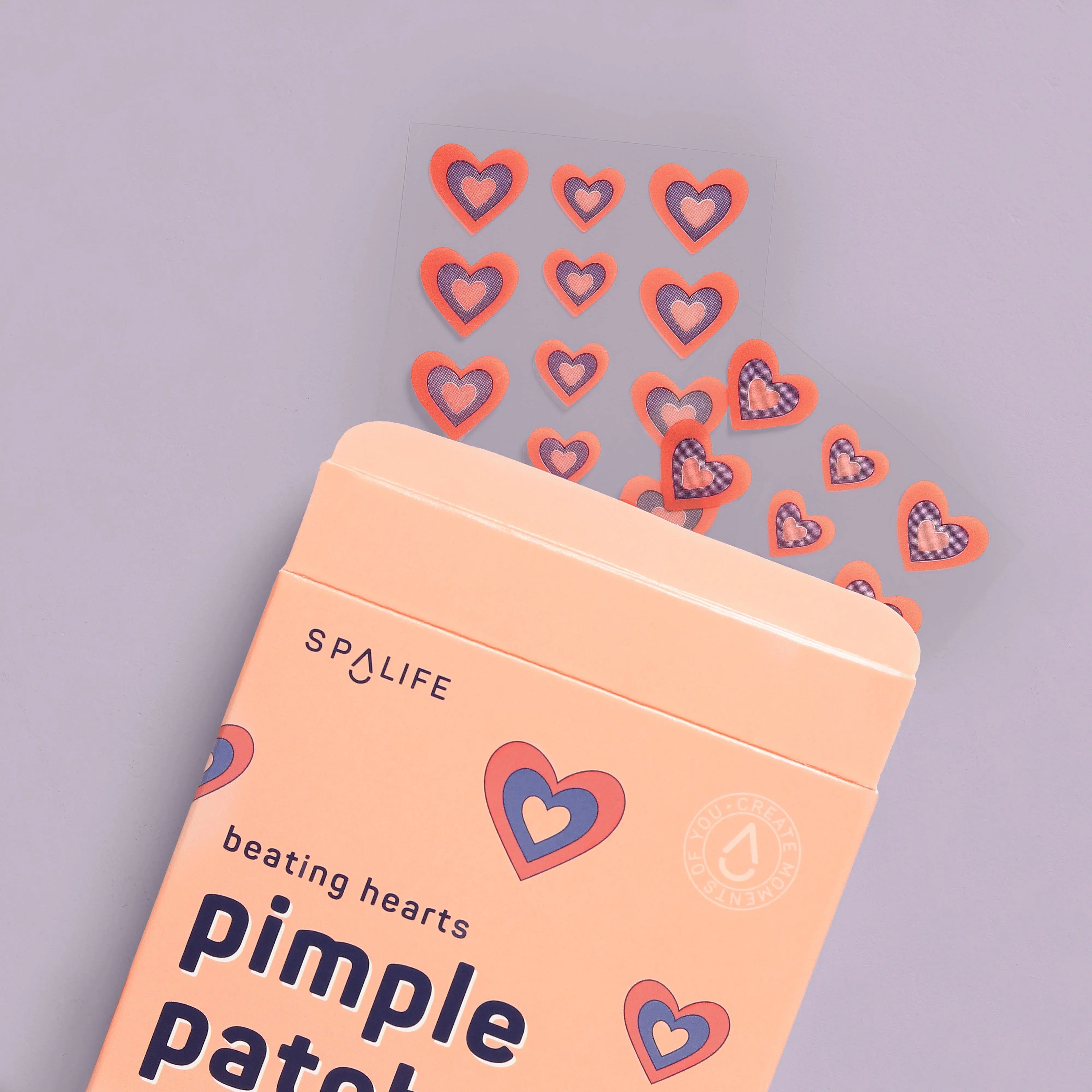 Beating Hearts Hydrocolloid Pimple Patches - 32 Ct - Beautifeye Boutique