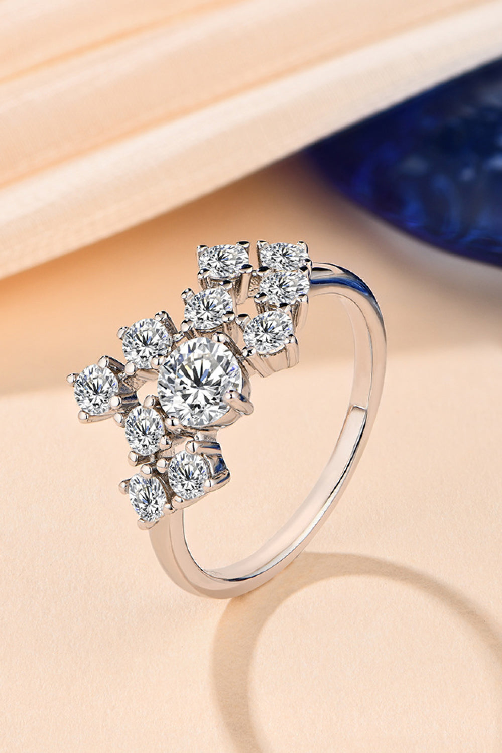 1.2 Carat Moissanite 925 Sterling Silver Ring - Beautifeye Boutique