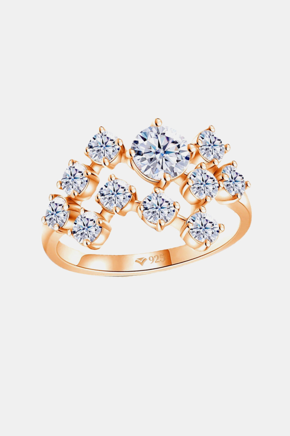 1.2 Carat Moissanite 925 Sterling Silver Ring - Beautifeye Boutique