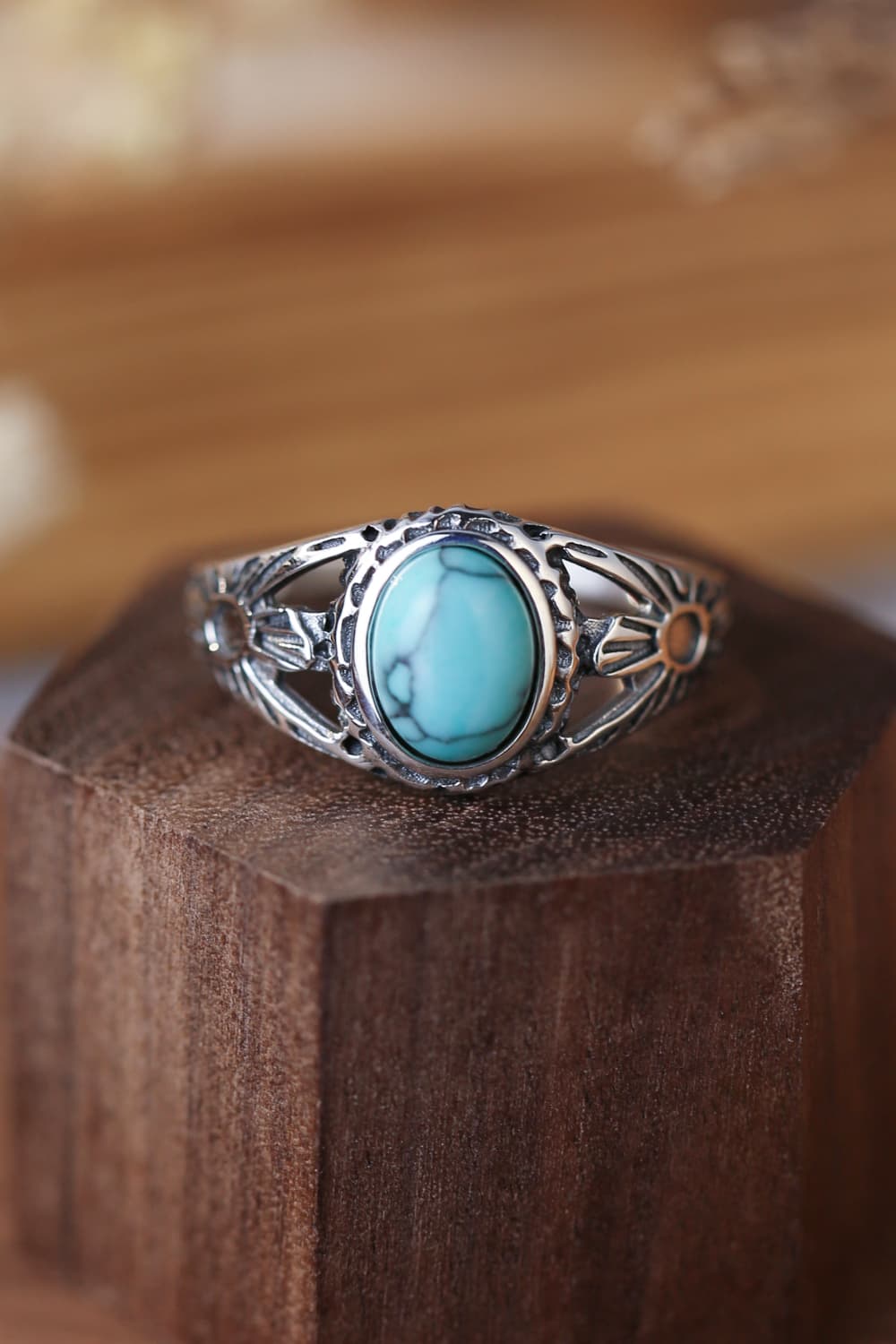 Turquoise 925 Sterling Silver Ring - Beautifeye Boutique