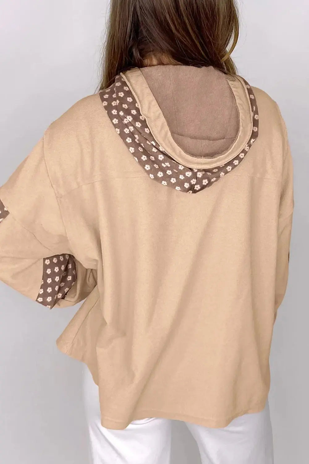 Drawstring Star Long Sleeve Hoodie - Beautifeye Boutique