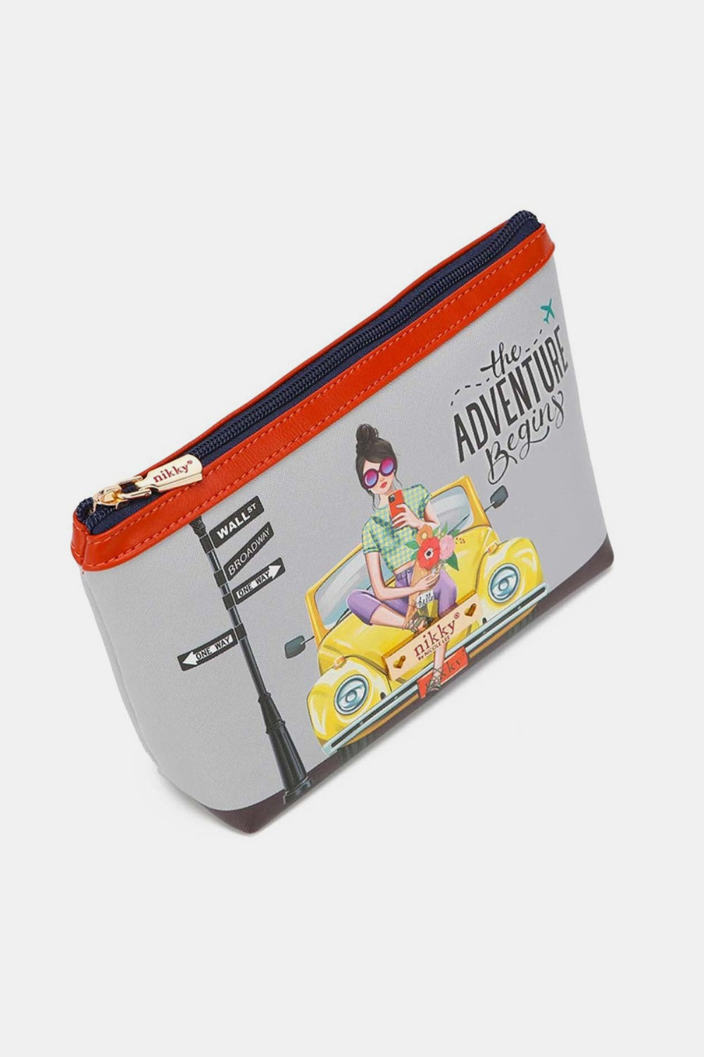 Nicole Lee USA Printed Large Cosmetic Pouch - Beautifeye Boutique