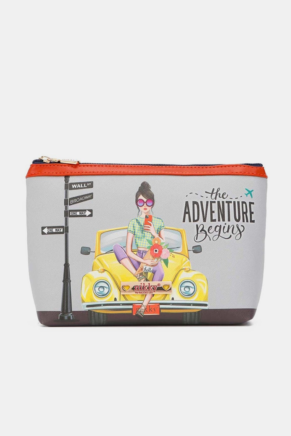 Nicole Lee USA Printed Large Cosmetic Pouch - Beautifeye Boutique