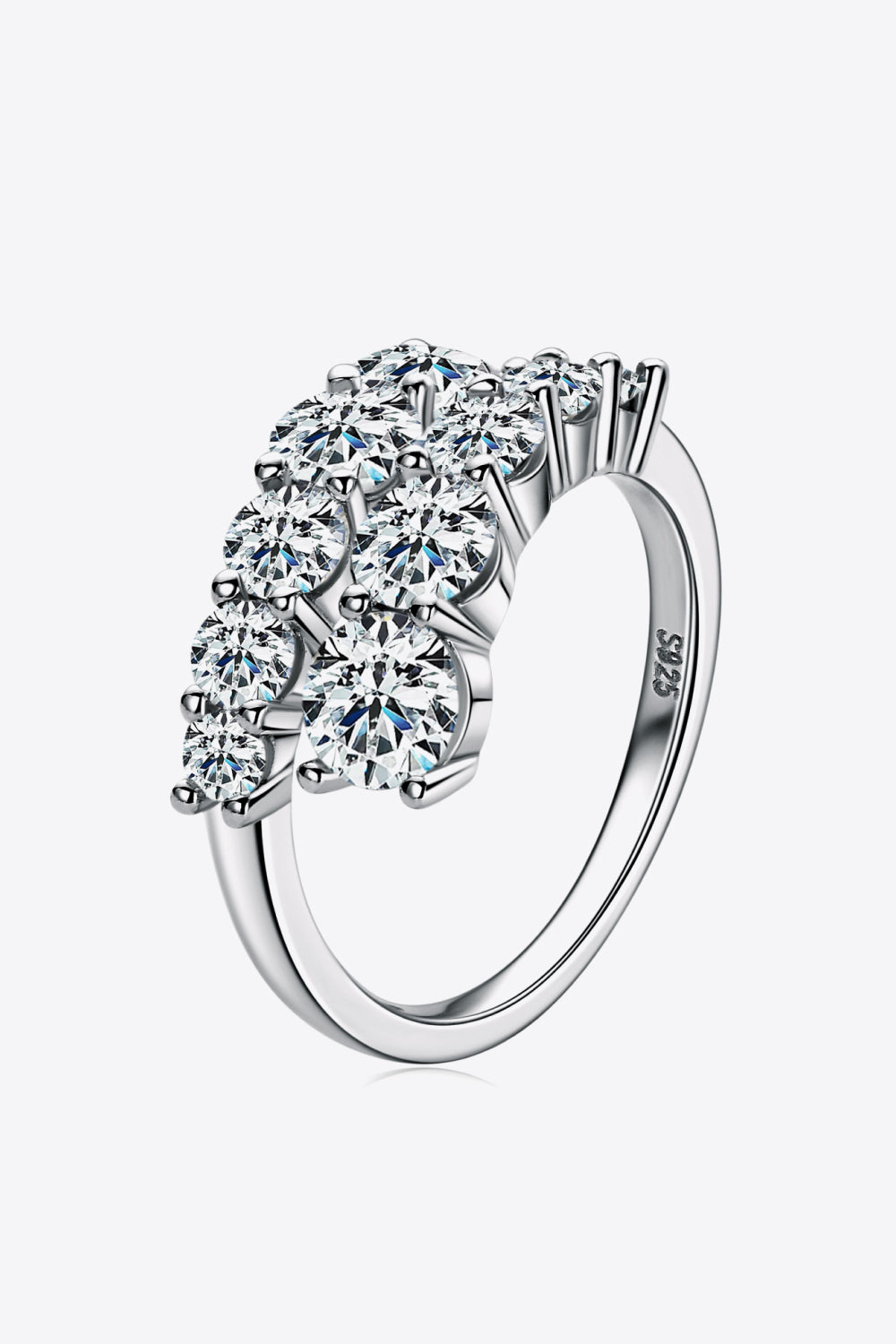 Adored Moissanite .925 Sterling Silver Ring - Beautifeye Boutique