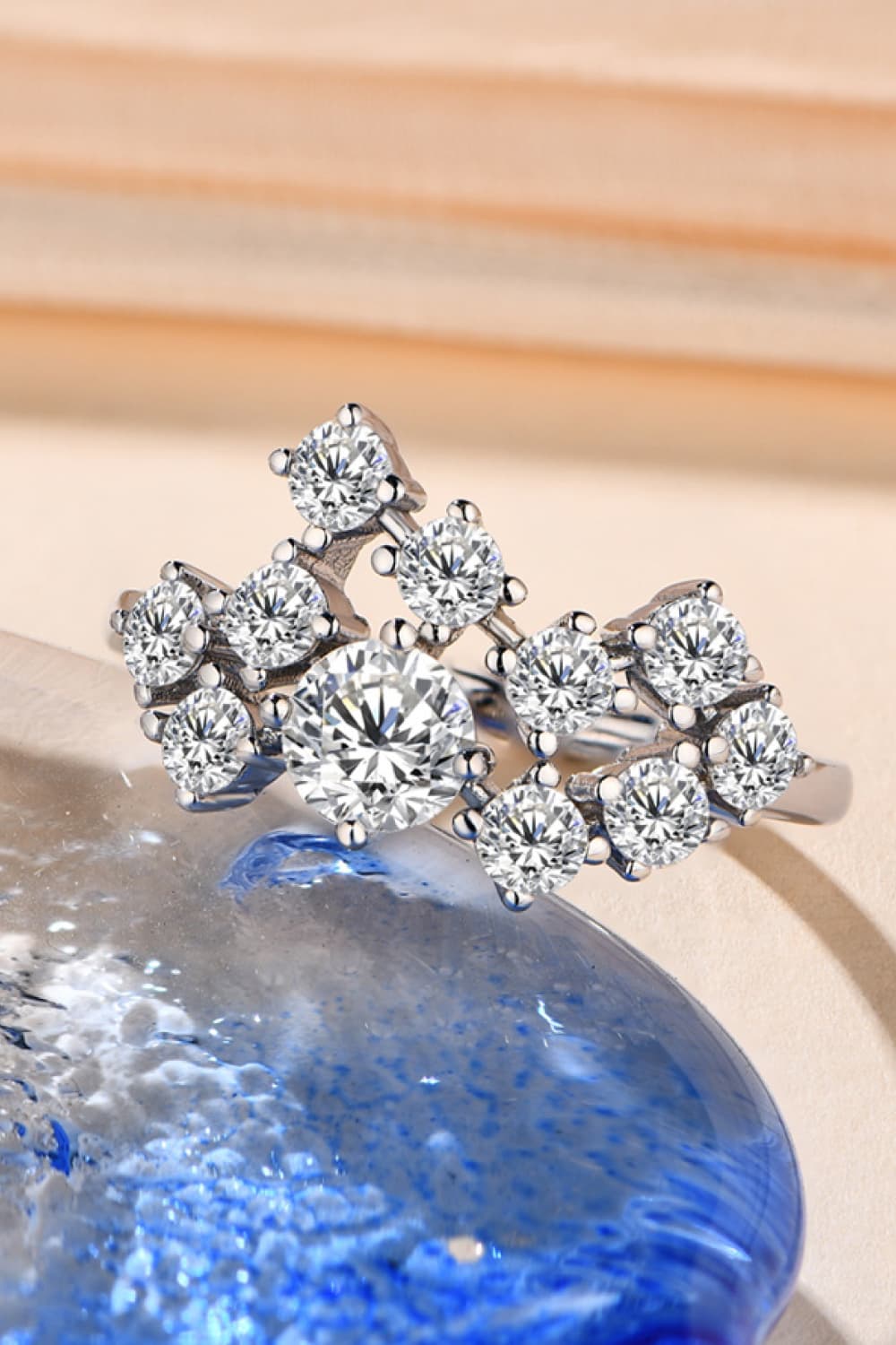 1.2 Carat Moissanite 925 Sterling Silver Ring - Beautifeye Boutique