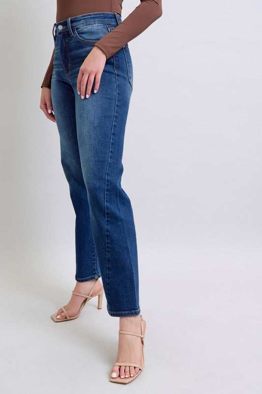 Judy Blue Full Size Side Seam Detail Straight Jeans with Pockets - Beautifeye Boutique