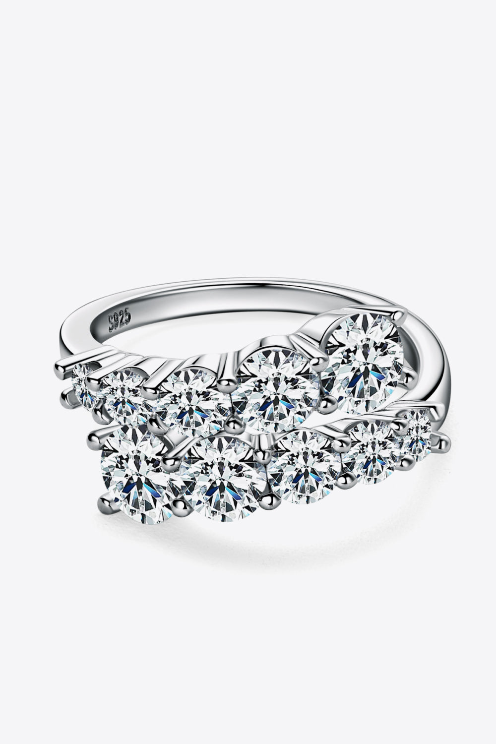 Adored Moissanite .925 Sterling Silver Ring - Beautifeye Boutique