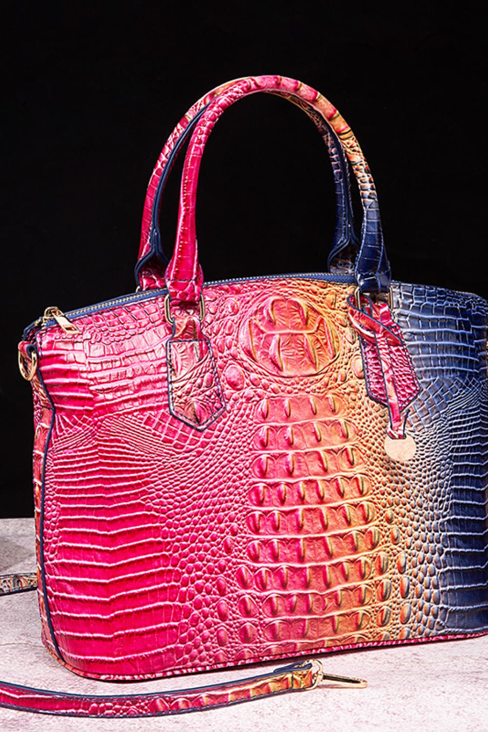Gradient PU Leather Handbag - Beautifeye Boutique