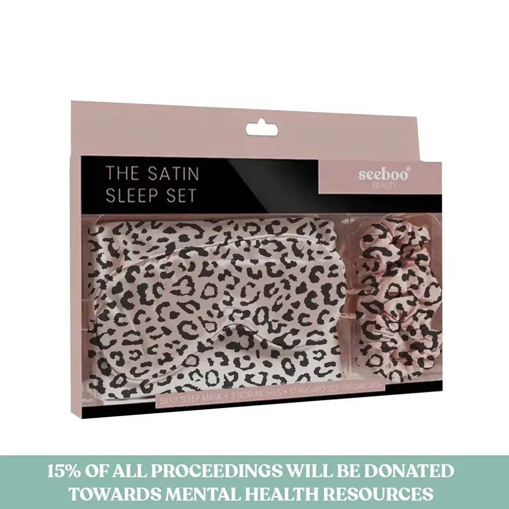 De-Stressing Satin Sleep Set - Beautifeye Boutique