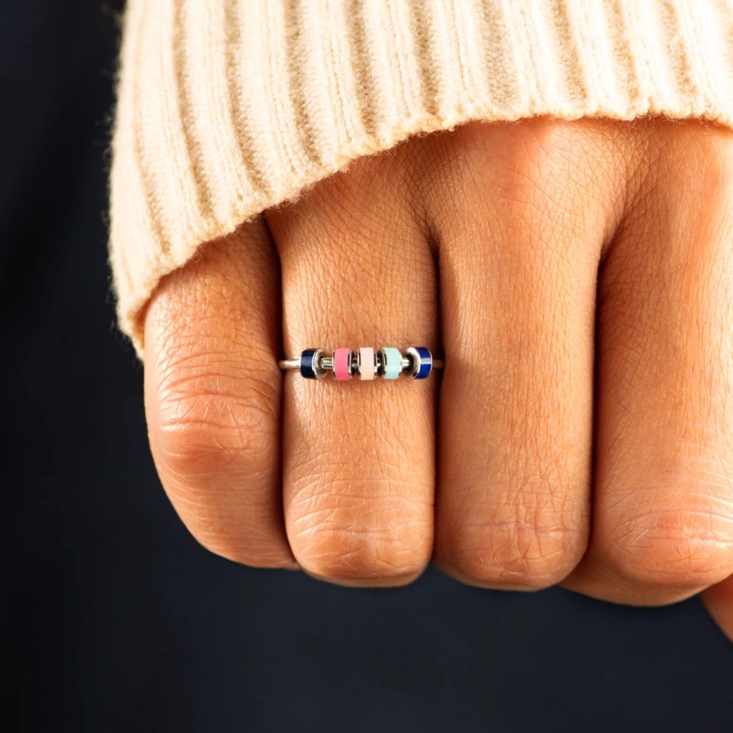 925 Sterling Silver Oil Drip Ring - Beautifeye Boutique