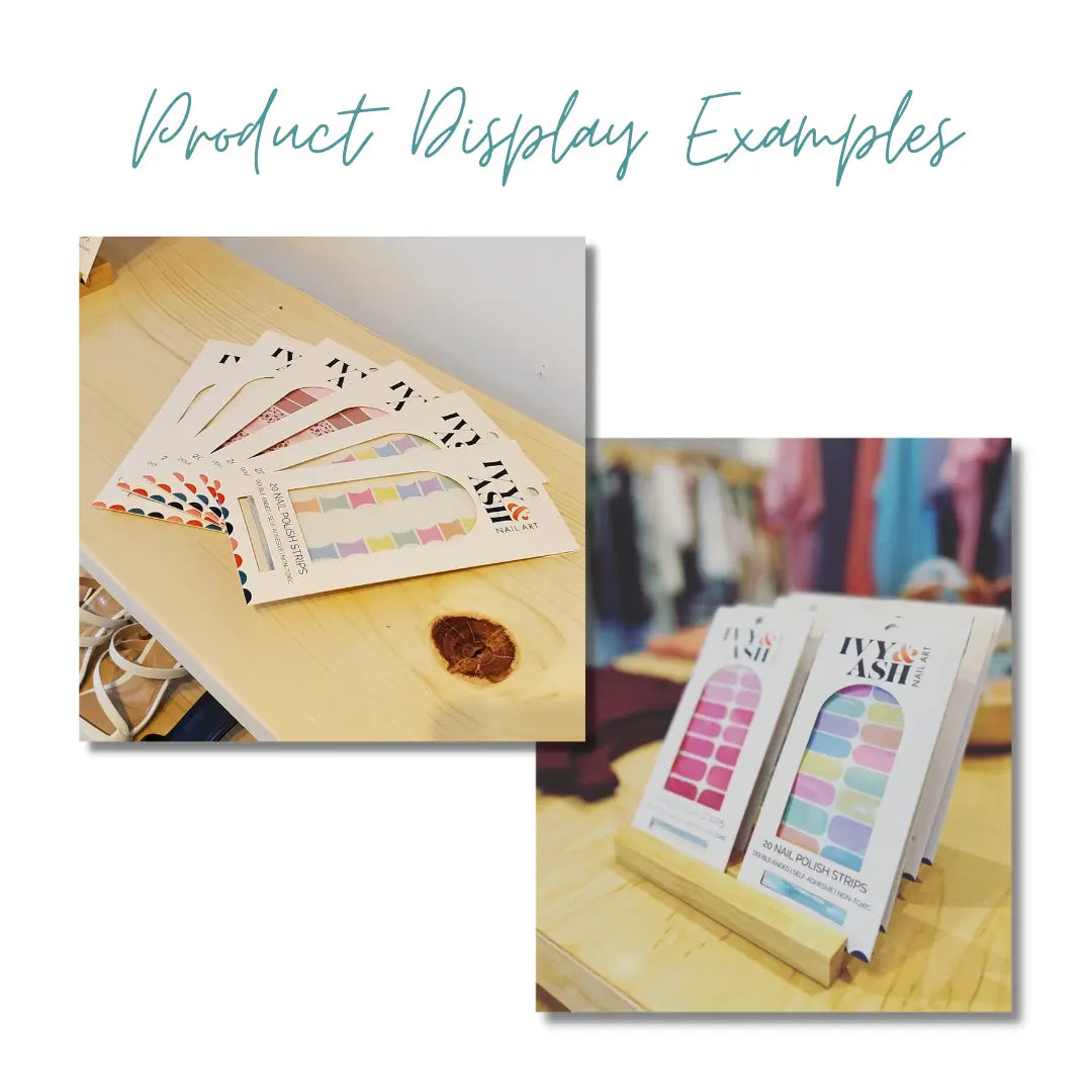Cozy Cute Rustic Holiday Nail Polish Wrap - Beautifeye Boutique