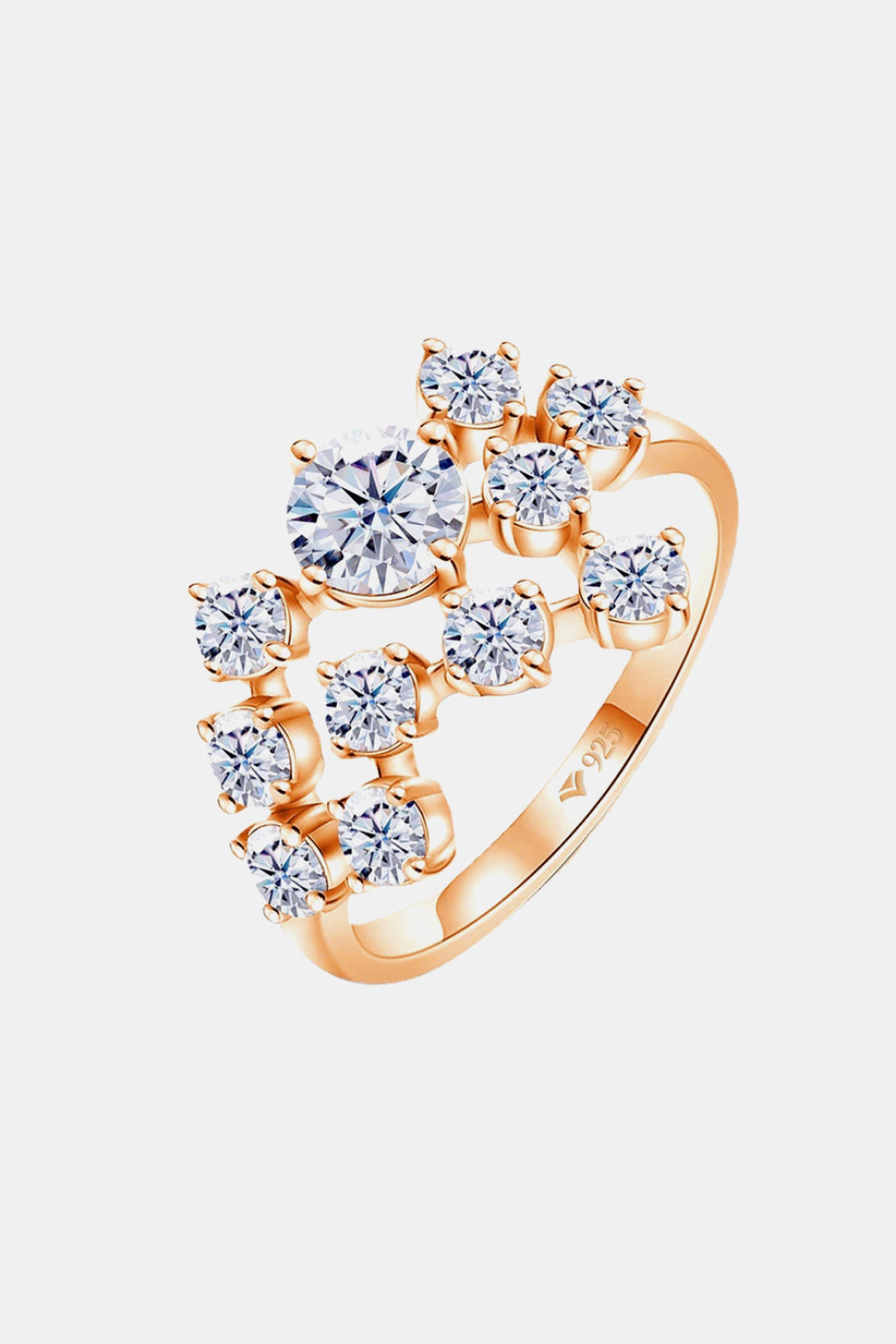 1.2 Carat Moissanite 925 Sterling Silver Ring - Beautifeye Boutique
