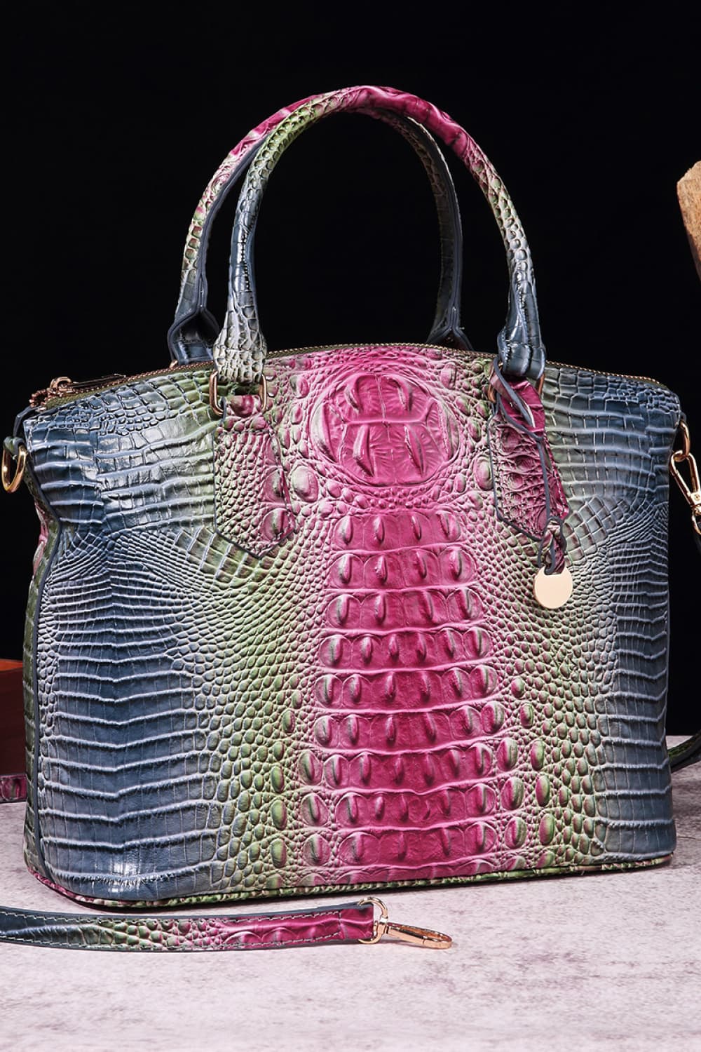 Gradient PU Leather Handbag - Beautifeye Boutique