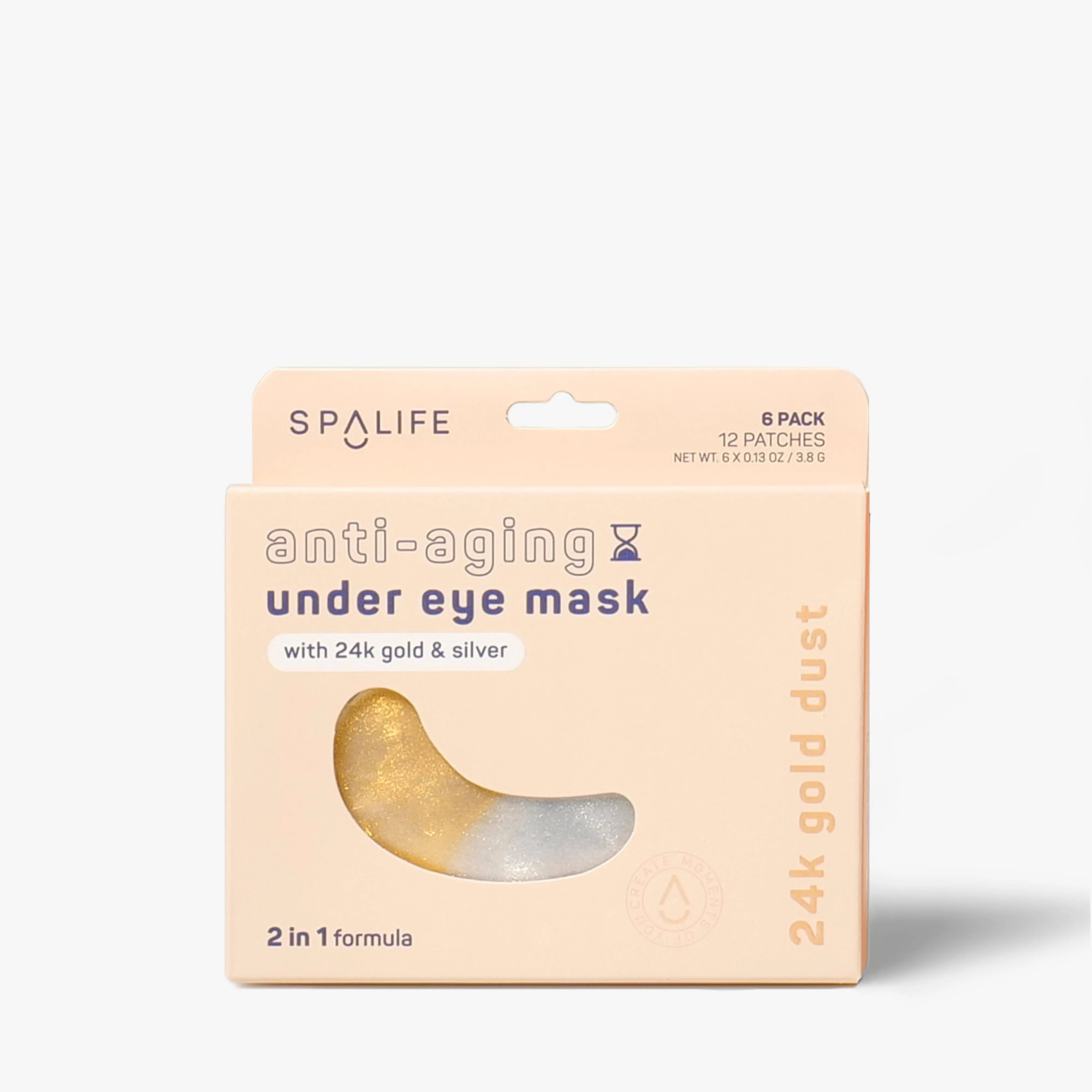 Anti-Aging Under Eye Masks  (2 in 1 Formula) - 6 Pairs - Beautifeye Boutique