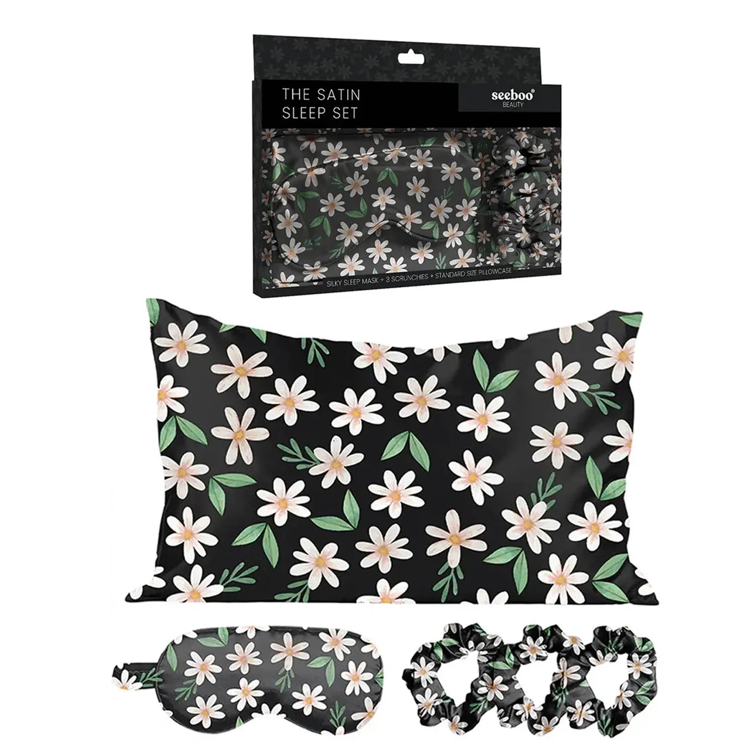 De-Stressing Satin Sleep Set - Beautifeye Boutique