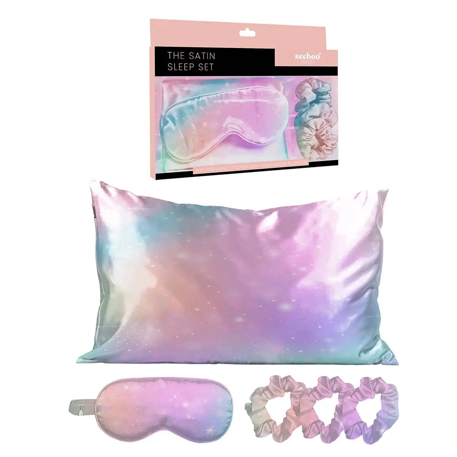 De-Stressing Satin Sleep Set - Beautifeye Boutique