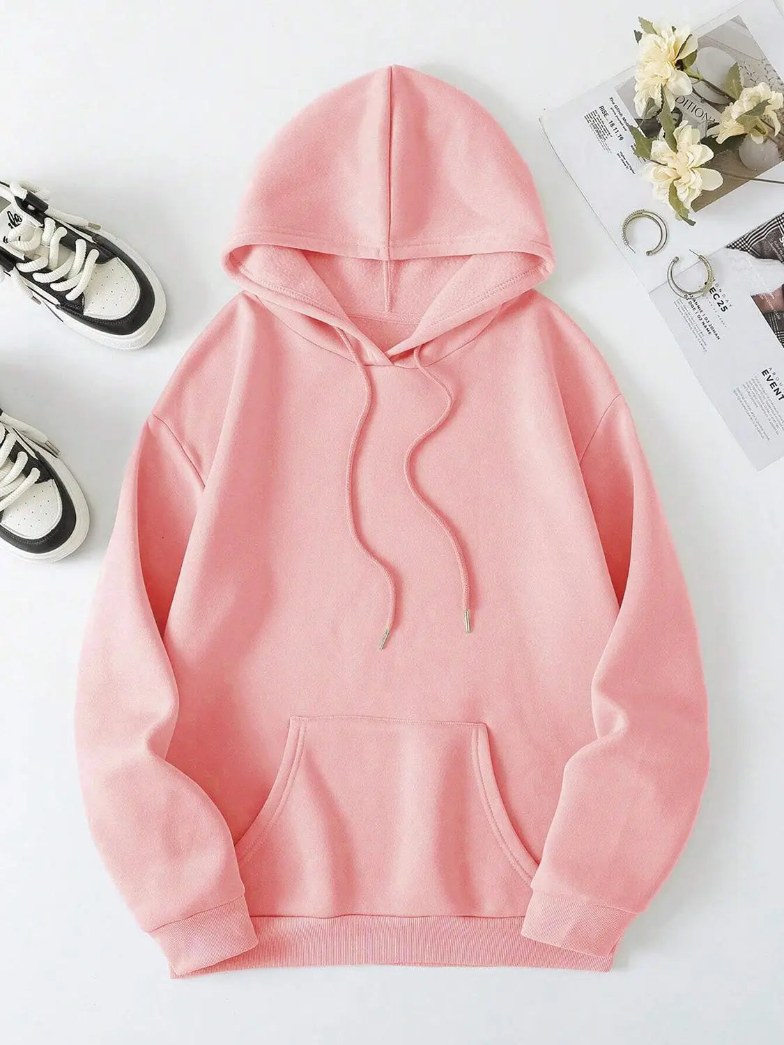 FAITH OVER FEAR Dropped Shoulder Hoodie - Beautifeye Boutique