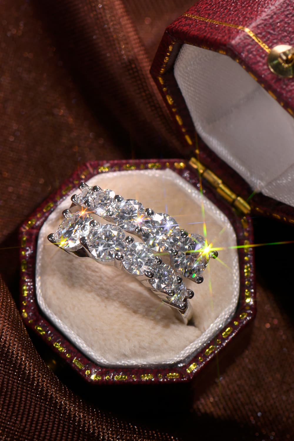 Adored Moissanite .925 Sterling Silver Ring - Beautifeye Boutique