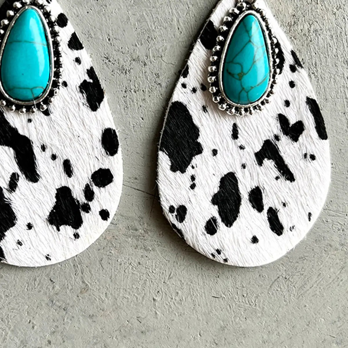 Country Sass Turquoise Teardrop Earrings - Beautifeye Boutique