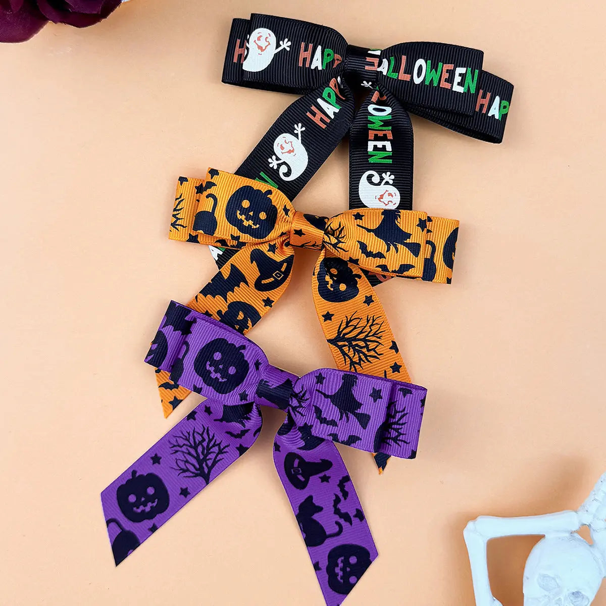 2-Piece Polyester Bow Hair Clip Beautifeye Boutique