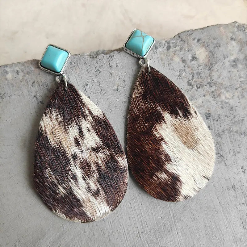 Turquoise Teardrop Earrings - Beautifeye Boutique