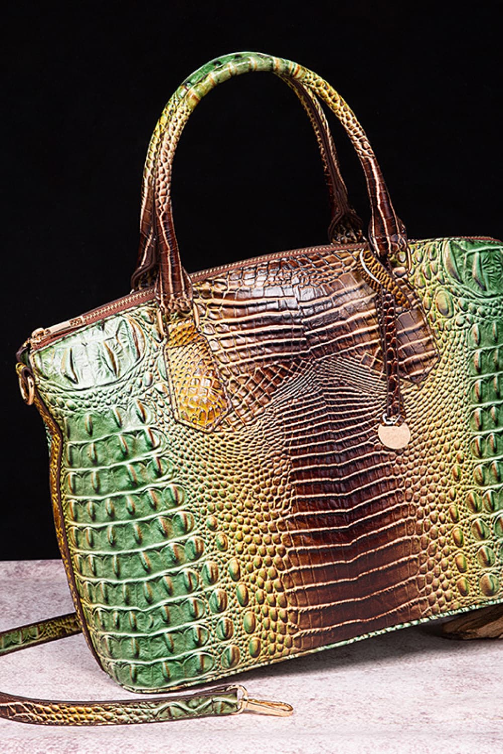 Gradient PU Leather Handbag - Beautifeye Boutique