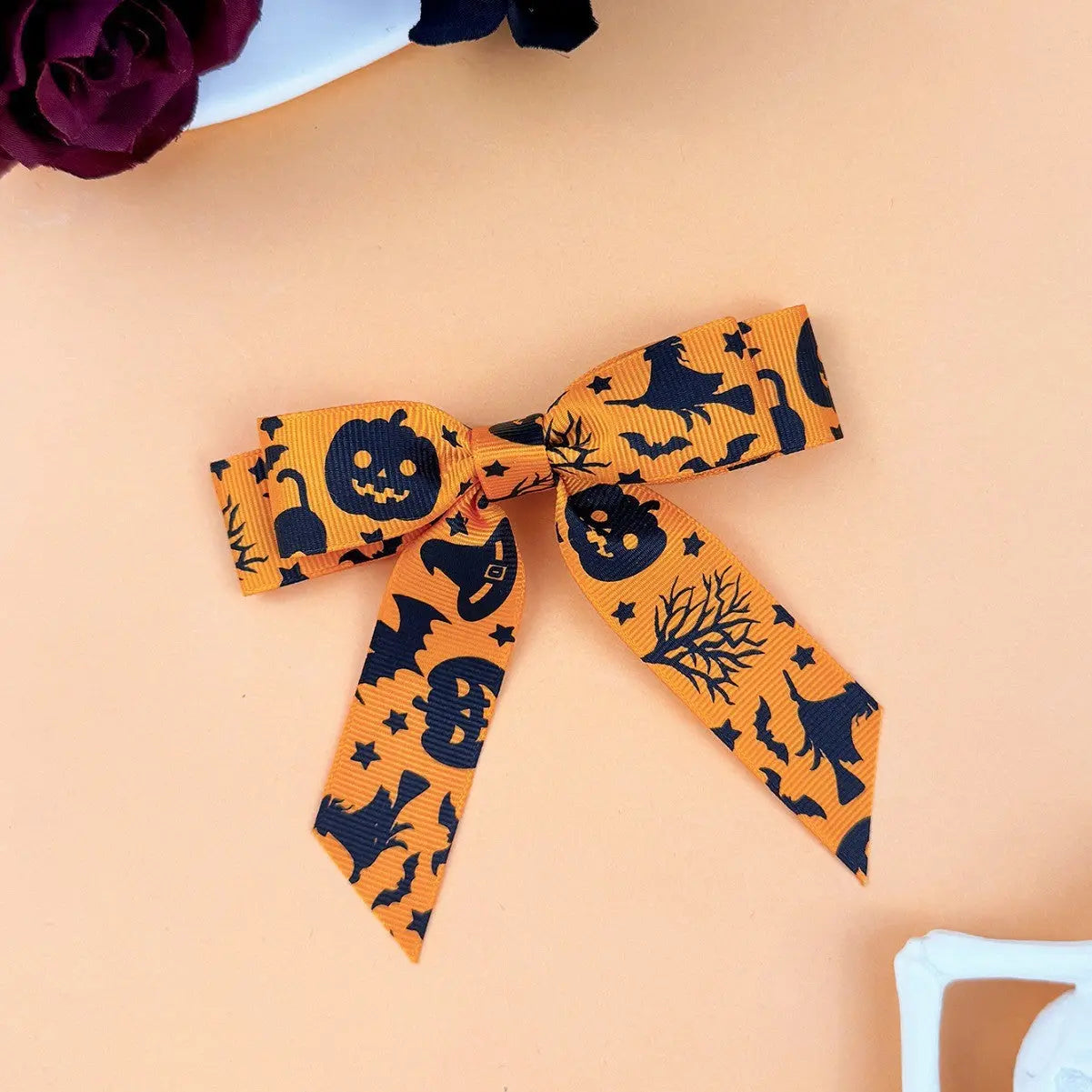 2-Piece Polyester Bow Hair Clip Beautifeye Boutique