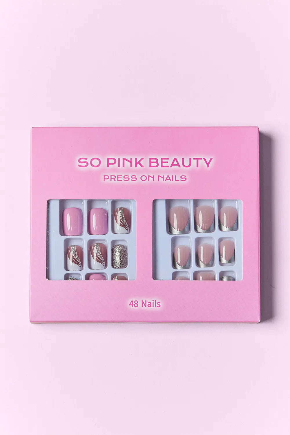 SO PINK BEAUTY Press On Nails 2 Packs - Beautifeye Boutique