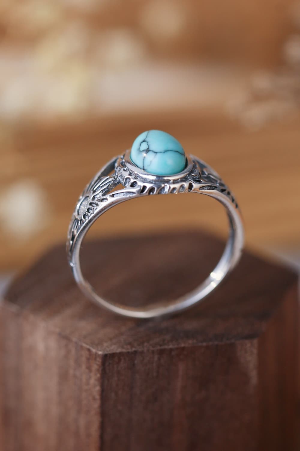 Turquoise 925 Sterling Silver Ring - Beautifeye Boutique